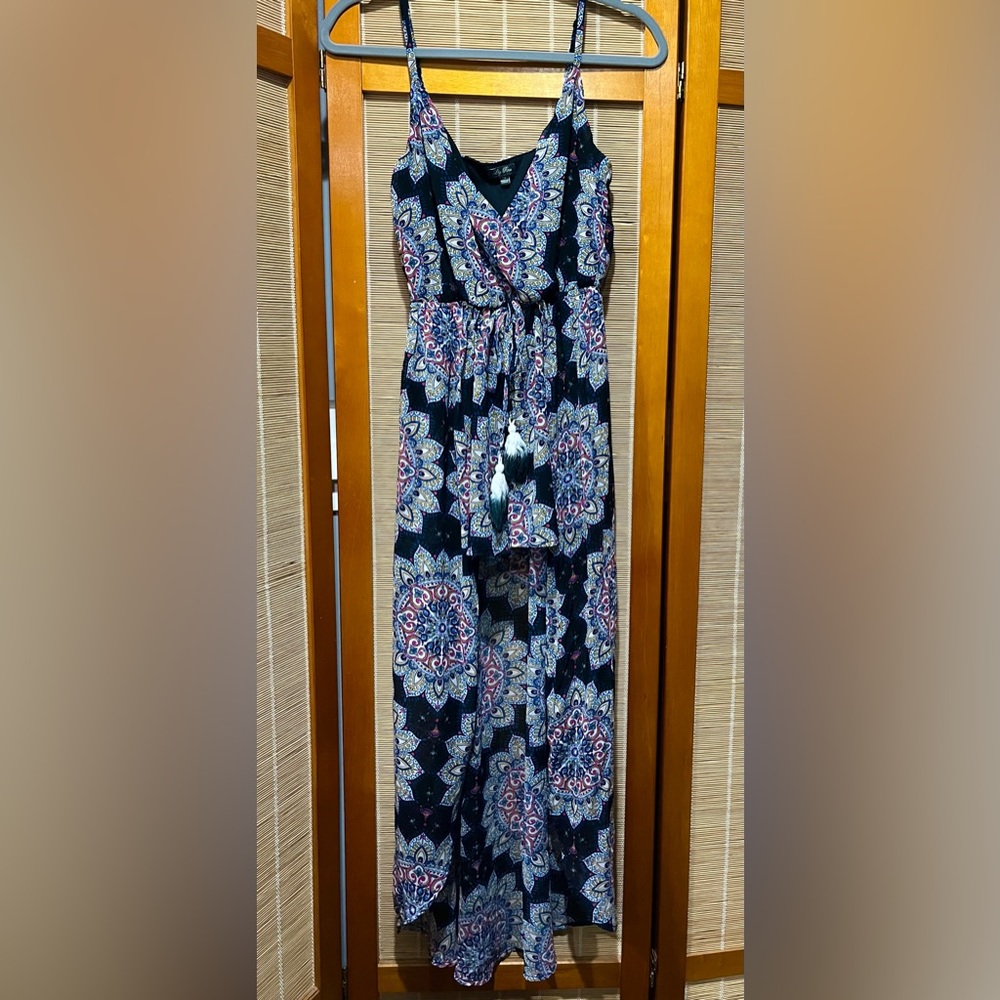 Lily Rose mandala print maxi romper, size XS